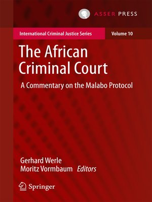 cover image of The African Criminal Court